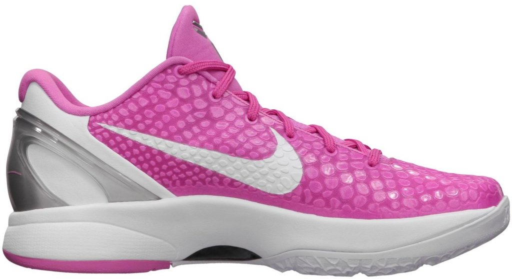 Nike Kobe 6 Kay Yow Think Pink Pink Fire I/White-Metallic (429659-601)