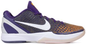 Nike  Kobe 6 Lakers Gradient Away Club Purple/White-Del Sol (429659-502)