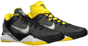 Nike  Kobe 7 Black White Del Sol Black/White-Del Sol (488244-001)