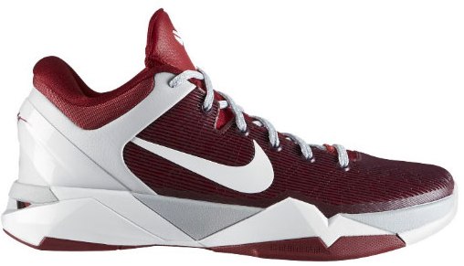 Nike Kobe 7 Lower Merion Aces Team Red/White-Metallic Silver (488371-600)