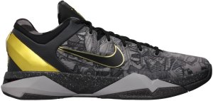 Nike  Kobe 7 Prelude (London) Cool Grey/Metallic Gold-Black (639692-001)