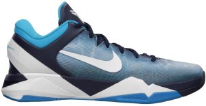 Nike Kobe 7 Shark Obsidian/White-Blue Grey-Current Blue (488371-401)
