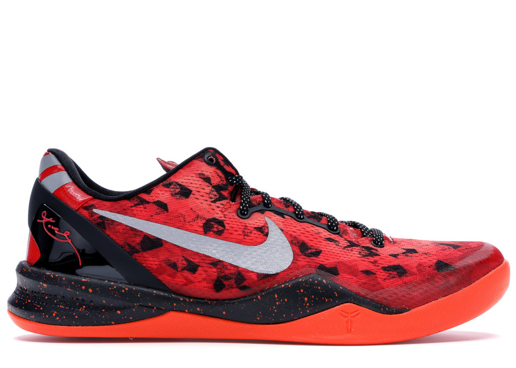 Nike Kobe 8 Challenge Red Challenge Red/Reflective Silver-Team Orange-Electro Orange (555035-600)
