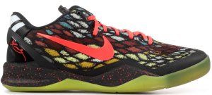 Nike  Kobe 8 Christmas 2012 (GS) Black/Bright Crimson-Fiberglass (555586-002)