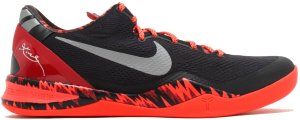 Nike  Kobe 8 System Philippines Black/Metallic Silver-Gym Red-Bright Crimson (613959-002)