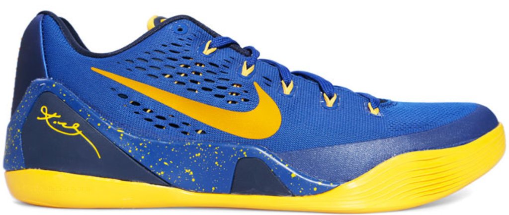 Nike Kobe 9 EM Gym Blue University Gold Gym Blue/University Gold-Obsidian (646701-474)