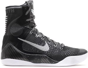 Nike  Kobe 9 Elite Premium QS Black Black/Reflective Silver-Dark Grey (678301-001)