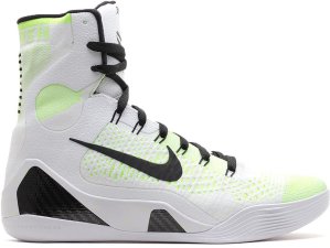 Nike  Kobe 9 Elite Premium QS Volt White/Black-Volt (678301-107)