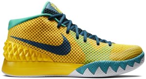 Nike  Kyrie 1 Letterman Tour Yellow/University Gold-Light Retro-Teal (705277-737)