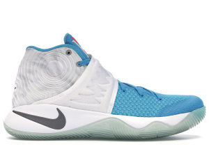 Nike  Kyrie 2 Christmas White/Obsidian-Blue Lagoon-Orange Blaze (823108-144)