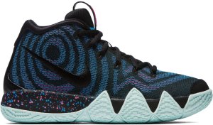 Nike  Kyrie 4 80s Decades Pack (GS) Black/Black-Laser Fuchsia (AA2897-007)