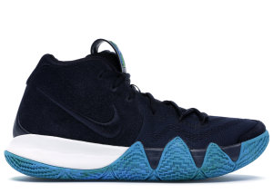 Nike  Kyrie 4 Dark Obsidian “Think Twice” Dark Obsidian/Black (943806-401)