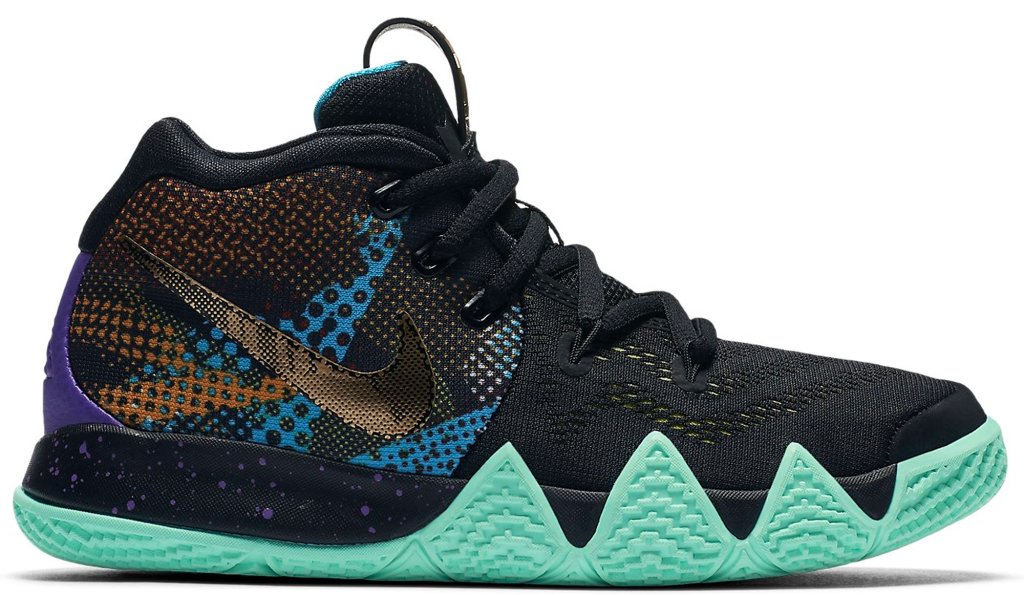 Nike Kyrie 4 Mamba Mentality (PS) Black/Sonic Yellow-Purple Venom (AV3596-001)