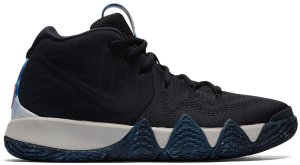 Nike  Kyrie 4 N7 2018 (GS) Dark Obsidian/Dark Obsidian-Light Bone (AT3475-400)