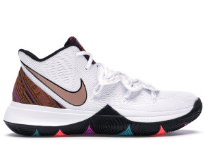 Nike  Kyrie 5 BHM (2019) White/Metallic Gold-Black (BQ6237-100)