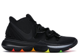 Nike  Kyrie 5 Black Rainbow Soles Black/Black-Black (AO2918-001)