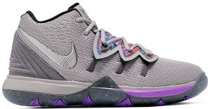 Nike  Kyrie 5 Graffiti (GS) Atmosphere Grey/Metallic Silver (AQ2456-001)