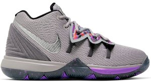 Nike  Kyrie 5 Graffiti (PS) Atmosphere Grey/Metallic Silver (AQ2458-001)