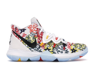 Nike Kyrie 5 Keep Sue Fresh Sue Bird (GS) White/Multi-Color (CW4403-100)