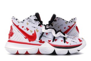 Nike  Kyrie 5 Sneaker Room Mom White White/Red-Black (CU0677-100)
