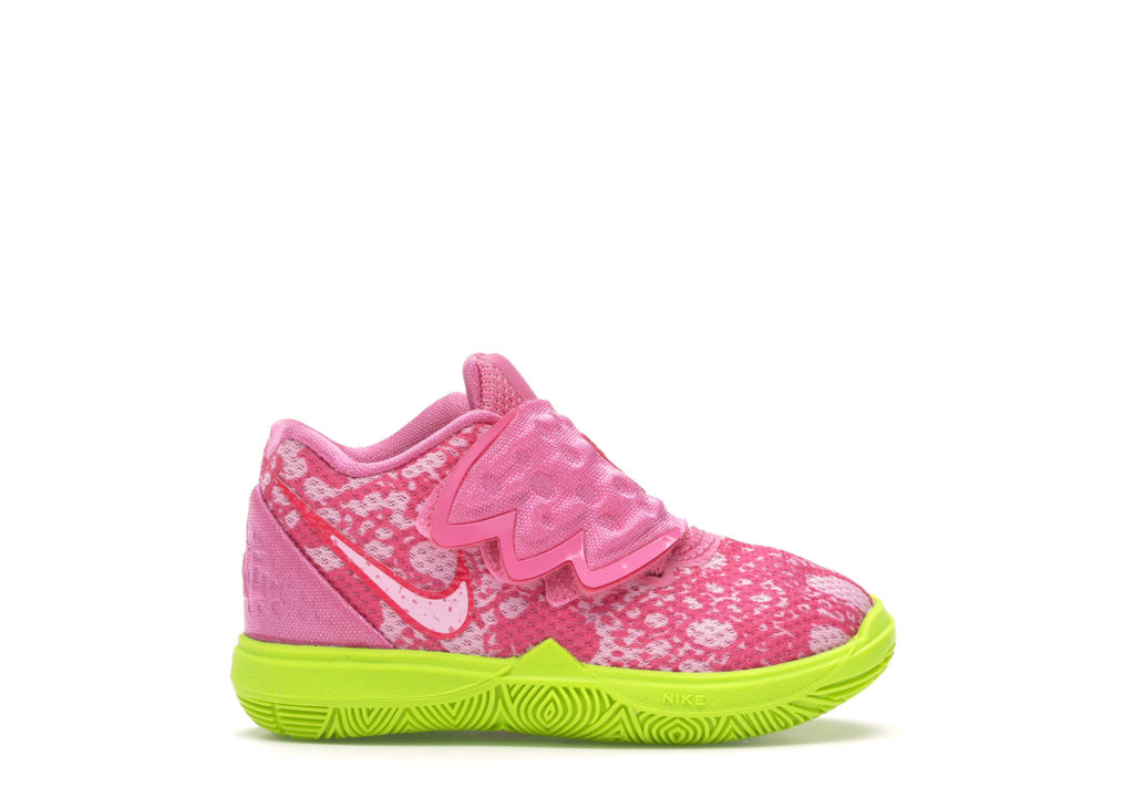 Nike Kyrie 5 Spongebob Patrick (TD) Lotus Pink/University Red (CN4490-600)