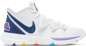 Nike  Kyrie 5 White Denim White/Deep Royal Blue-Glacier Blue (AO2918-101)