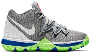 Nike  Kyrie 5 Wolf Grey Lime Blast (PS) Wolf Grey/White-Lime Blast (AQ2458-099)