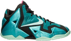 Nike  LeBron 11 South Beach (GS) Sport Turquoise/Medium Mint-Black (621712-303)