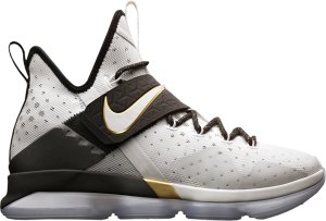 Nike LeBron 14 BHM (2017) Black/White-Metallic Gold (860634-100)