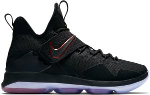 Nike LeBron 14 Bred Black/Black-University Red (852405-004)
