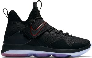 Nike  LeBron 14 Bred Black/Black-University Red (852405-004)