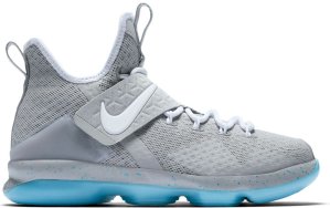 Nike LeBron 14 Mag (GS) Matte Silver/White-Glow (859468-005)