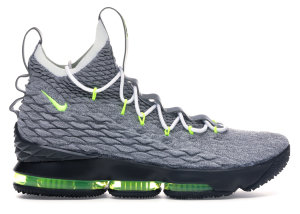 Nike  LeBron 15 Air Max 95 Cool Grey/Neon Yellow (AR4831-001)