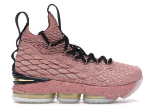 Nike  LeBron 15 Rust Pink (GS) Rust Pink/Metallic Gold-Black (943762-600)