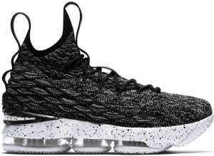 Nike  LeBron 15 Ashes (GS) Black/White-White (922811-002)