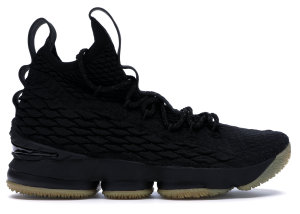 Nike  LeBron 15 Black Gum Black/Gum Light Brown (897648-001/897649-001)