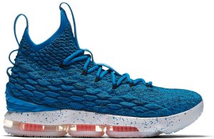 Nike  LeBron 15 Hardwood Classics Photo Blue/Photo Blue-Total Orange (897648-400)