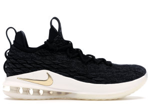 Nike  LeBron 15 Low Black Gold Black/Metallic Gold-Phantom (AO1755-001)