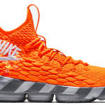 Nike  LeBron 15 Orange Box (House of Hoops Special Box and Accessories) Total Orange/White-Mine Grey (AR5125-800)