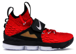 Nike LeBron 15 Red Diamond Turf University Red/White-Black (AO9144-600)