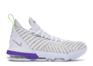 Nike  LeBron 16 Buzz Lightyear (GS) White/Multi-Color-Hyper Grape-Volt (AQ2465-102)