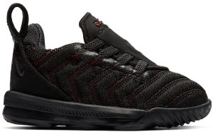Nike LeBron 16 Fresh Bred (TD) Black/Black-University Red (AQ2468-002)