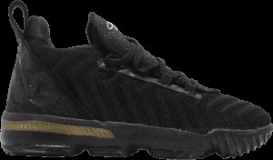 Nike LeBron 16 I’m King (PS) Black/Metallic Gold (AQ2467-007)