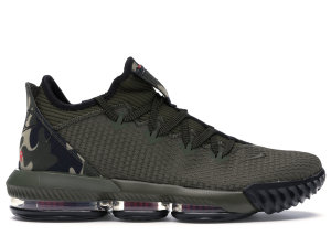 Nike LeBron 16 Low Camo Cargo Khaki/Black-Neutral Olive (CI2668-300)