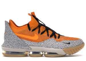 Nike  LeBron 16 Low Atmos Safari Kumquat/Starfish-Black-String-Galactic Jade (CD9471-800/CI3358-800)