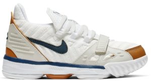 Nike  LeBron 16 Medicine Ball (PS) White/Midnight Navy-Ginger (CJ6705-100)