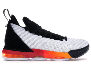 Nike LeBron 16 Strive (GS) White/Laser Orange-Total Orange-Black (AQ2465-188)