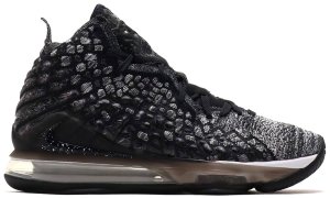 Nike LeBron 17 Black White (GS) Black/White (BQ5594-002)
