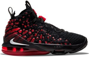 Nike LeBron 17 Infrared (GS) Black/White-University Red (BQ5594-006)