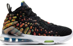 Nike LeBron 17 James Gang (GS) Black/Black-Multi-Color (BQ5594-005)